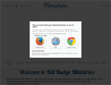 Tablet Screenshot of billrudge.org